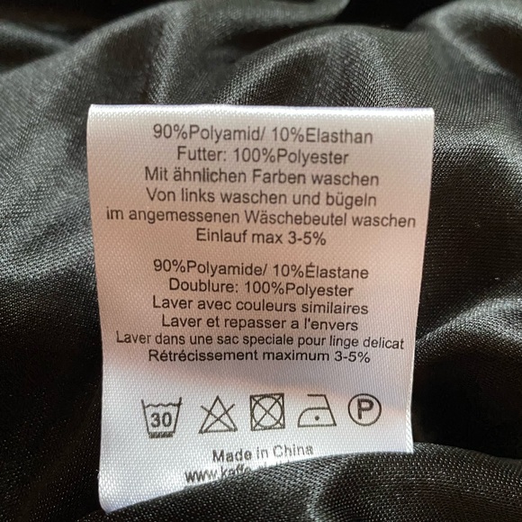 Black Kaffe stretch lace dress - Picture 7 of 7